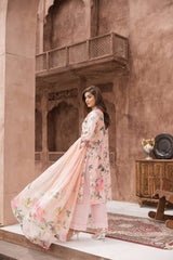 D-07 | Unstitched 3Pc Suit Exclusive Embroidered Vol 2 Sanam Saeed