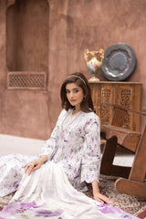 D-03 | Unstitched 3Pc Suit Exclusive Embroidered Vol 2 Sanam Saeed