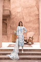 D-04 | Unstitched 3Pc Suit Exclusive Embroidered Vol 2 Sanam Saeed