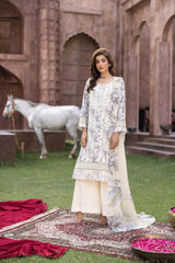 D-09 | Unstitched 3Pc Suit Exclusive Embroidered Vol 2 Sanam Saeed