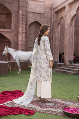 D-09 | Unstitched 3Pc Suit Exclusive Embroidered Vol 2 Sanam Saeed