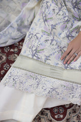 D-09 | Unstitched 3Pc Suit Exclusive Embroidered Vol 2 Sanam Saeed