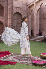 D-06 | Unstitched 3Pc Suit Exclusive Embroidered Vol 2 Sanam Saeed