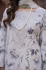 D-06 | Unstitched 3Pc Suit Exclusive Embroidered Vol 2 Sanam Saeed