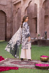 D-02 | Unstitched 3Pc Suit Exclusive Embroidered Vol 2 Sanam Saeed