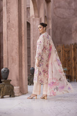 D-01 | Unstitched 3Pc Suit Exclusive Embroidered Vol 2 Sanam Saeed