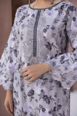 D-10 | Unstitched 3Pc Suit Exclusive Embroidered Vol 2 Sanam Saeed