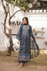 D-10 | Unstitched 3Pc Suit Lawn Collection Siran by Sanam Saeed