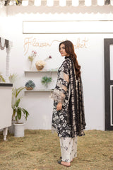 D-01 | Unstitched 3Pc Suit Lawn Collection Siran by Sanam Saeed