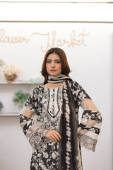 D-01 | Unstitched 3Pc Suit Lawn Collection Siran by Sanam Saeed