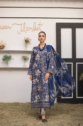 D-07 | Unstitched 3Pc Suit Lawn Collection Siran by Sanam Saeed