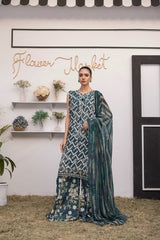 D-05 | Unstitched 3Pc Suit Lawn Colection Siran by Sanam Saeed