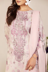 D-01 | Unstitched 3Pc Suit Lawn Collection Sofia by Sanam Saeed