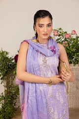 D-08 | Unstitched 3Pc Suit Lawn Collection Sofia by Sanam Saeed