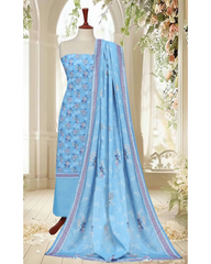 10 - Ladies Digital Lawn Printed 3 Piece Suit - Unstitched Vol-4