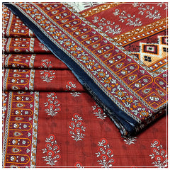 Ladies Digital Lawn Printed 3 Piece Suit with Printed Trouser - Unstitched