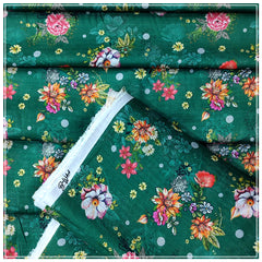 Ladies Bana Dora Lawn Printed Suit - Unstitched- Single Shirt