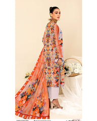 06 - Florence By Amfahh Vol 06 Ladies Digital Lawn Printed 3 Piece Suit - Unstitched