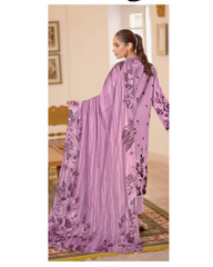 D-06 | 3Pc Unstitched Suit Digital Printed Lawn Floral V2 By Humdum