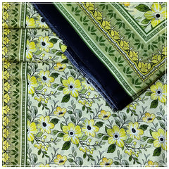 Ladies Digital Lawn Printed 3 Piece Suit with Printed Trouser - Unstitched