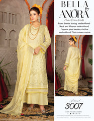 Bella By Anora Premium Collection Embroidered 3PC