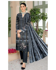 09 - Florence By Amfahh Ladies Digital Lawn Printed 3 Piece Suit - Unstitched