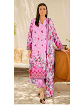 09 - Florence By Amfahh Vol 06 Ladies Digital Lawn Printed 3 Piece Suit - Unstitched