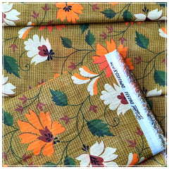 Ladies Bana Dora Lawn Printed Suit - Unstitched- Single Shirt