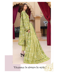 D-01 | 3Pc Unstitched Suit Printed Lawn Collection By Humdum