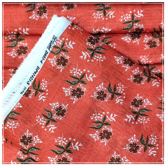 Ladies Bana Dora Lawn Printed Suit - Unstitched- 2 Piece