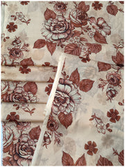 Ladies Lawn Printed Suit - Unstitched - Single Shirt