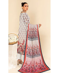 01 - Florence By Amfahh Vol 06 Ladies Digital Lawn Printed 3 Piece Suit - Unstitched