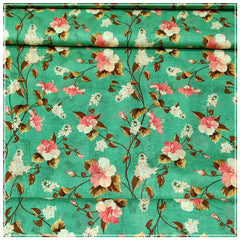 Ladies Lawn Printed Suit - Unstitched- 2 Piece