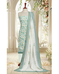 03 - Ladies Digital Lawn Printed 3 Piece Suit - Unstitched Vol-4