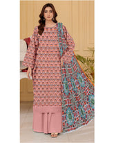 02 - Florence By Amfahh Vol 11 Ladies Digital Lawn Printed 3 Piece Suit - Unstitched