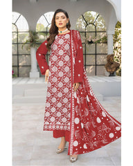 Bareeze Embroidered Allover Lawn By Humdum