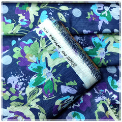 Ladies Bana Dora Lawn Printed Suit - Unstitched- Single Shirt
