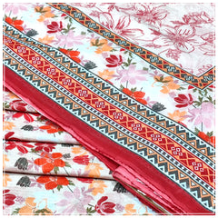 Ladies Digital Lawn Printed 3 Piece Suit with Printed Trouser - Unstitched