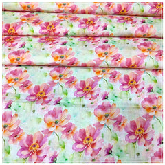 Ladies Lawn Printed Suit - Unstitched- 2 Piece