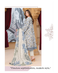 D-02 | 3Pc Unstitched Suit Printed Lawn Collection By Humdum