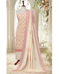 04 - Ladies Digital Lawn Printed 3 Piece Suit - Unstitched Vol-4