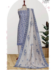 04 - Ladies Digital Lawn Printed 3 Piece Suit - Unstitched Vol-1