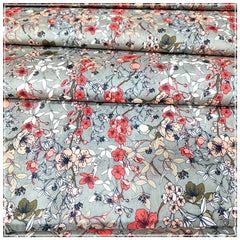 Ladies Lawn Printed Suit - Unstitched- 2 Piece