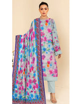 03 - Florence By Amfahh Vol 06 Ladies Digital Lawn Printed 3 Piece Suit - Unstitched