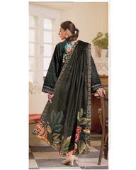 D-03 | 3Pc Unstitched Suit Digital Printed Lawn Floral V2 By Humdum