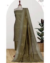 06 - Ladies Digital Lawn Printed 3 Piece Suit - Unstitched Vol-1