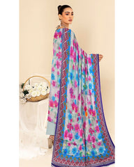 03 - Florence By Amfahh Vol 06 Ladies Digital Lawn Printed 3 Piece Suit - Unstitched