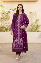 06 | 3 Pc Unstitched Suit Lawn Festive Collection Sanam Saeed