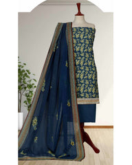 07 - Ladies Digital Lawn Printed 3 Piece Suit - Unstitched Vol-3