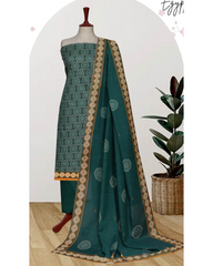 08 - Ladies Digital Lawn Printed 3 Piece Suit - Unstitched Vol-1